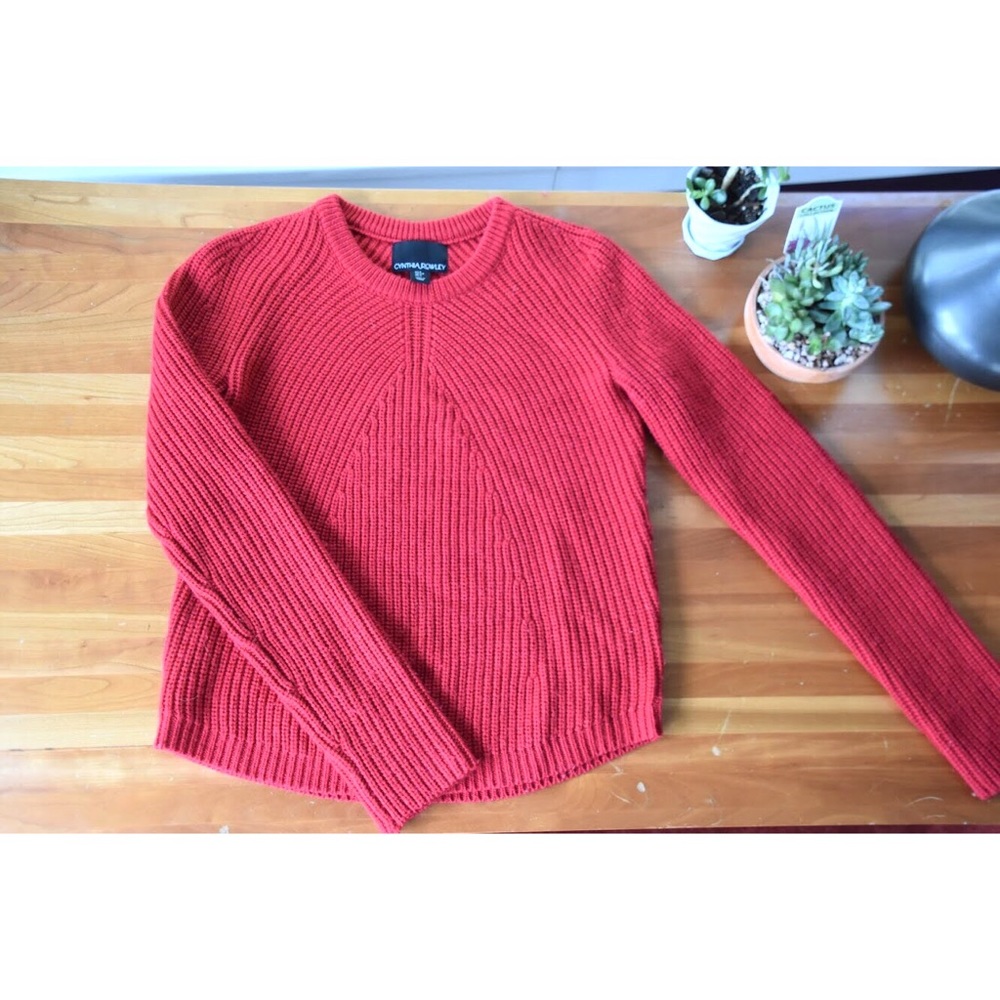 Cynthia Rowley Red Sweater